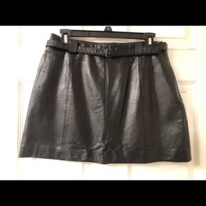 Vintage Wilson’s Leather Mini Skirt